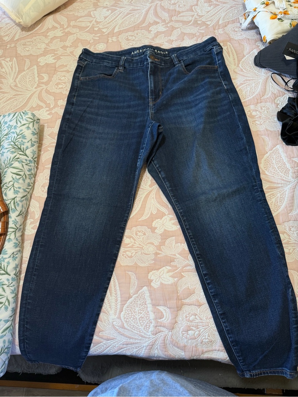 American Eagle Outfitters Deep Indigo Skinny Jeans